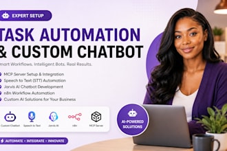 task automation custom chatbot mcp server setup speech to text jarvis ai n8n