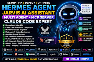 setup fix hermes agent jarvis ai assistant multi agent mcp server claude code