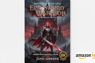 design KDP ready fantasy and fiction book covers for amazon