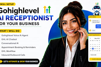 setup gohighlevel ai voice agent, ghl chatbot, appointment booking, ghl workflow