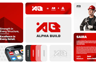 design a minimalist logo, brand identity, brand kit, brand guideline