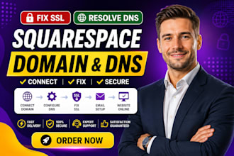 connect domain to squarespace, fix dns, SSL issues and SSL certificate issues