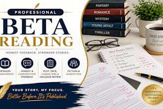 beta read your fiction science fiction literary fiction non fiction manuscript