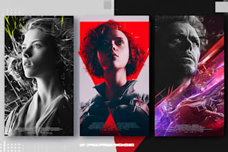 create unique movie poster and film poster design