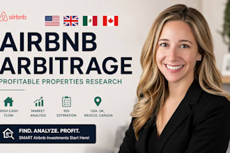 find profitable properties in US UK canada airbnb arbitrage short term rental