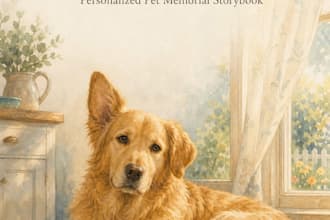 write a heartfelt pet eulogy and social media memorial post