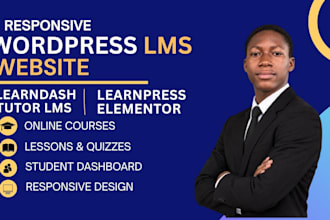 build a professional wordpress online course website