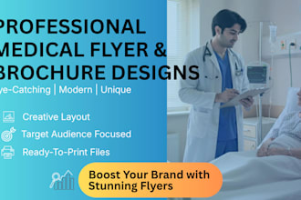 design a professional medical flyer, brochure