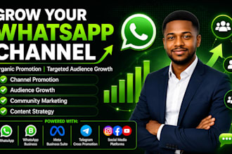 grow whatsapp channel with organic marketing and targeted promotion