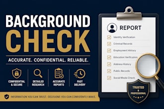 perform background checks and skip tracing