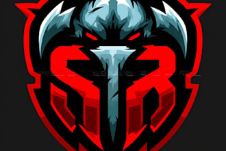 designs gaming esport logo with initials