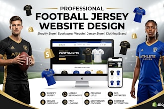 design football jersey shopify store, jersey website, sportswear website