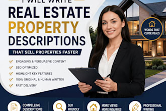 write real estate property descriptions and law