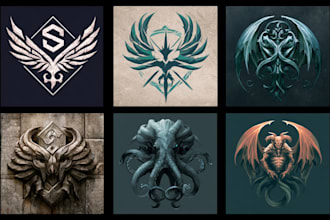 do a logo design business, minimalist, gaming, signature