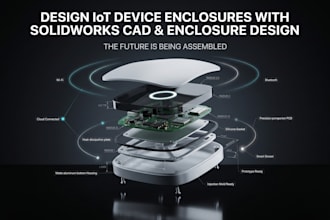 design iot device enclosures with solidworks cad and enclosure design