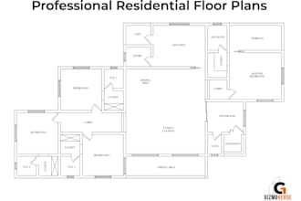 create professional residential floor plans in autocad
