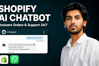 build a shopify ai chatbot for nonstop order tracking and support