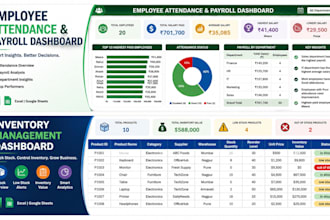 create a professional excel dashboard