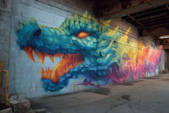 design graffiti designs, murals and wall arts