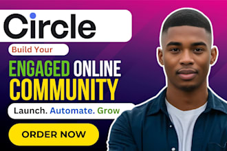setup circle so, circle so online community, circle so online course upload