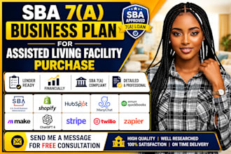 create an sba 7a business plan for assisted living facility purchase