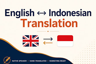 translate english to indonesian for social media