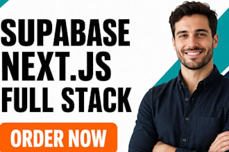 supabase nextjs authentication dashboard realtime database full stack developer