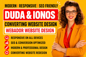 ionos website, duda website, ionos website, ionos website design,webador website