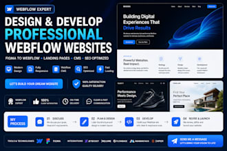 design webflow website, figma to webflow, webflow expert webflow developer