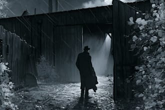 do noir, horror and dark comic book art and illustrations