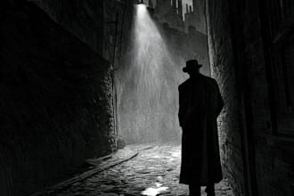 draw noir, horror and dark comic book art and illustrations