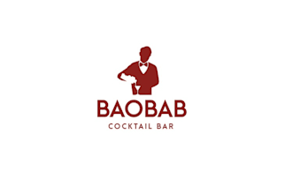 design rebranding chic modern cocktail bar logo