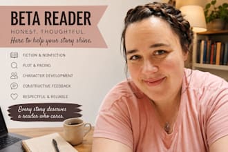 beta read your novel with thoughtful and honest feedback