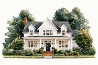turn your home into watercolor painting