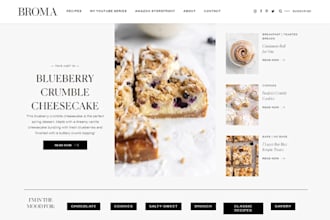 design squarespace confectionary website bakery website pastry shop website