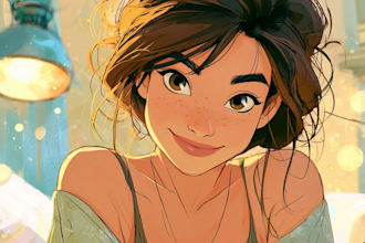 do disney cartoon portrait