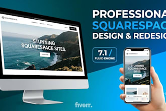 design, redesign, or revamp your squarespace website