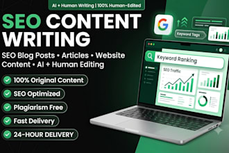 write SEO optimized ai blog posts and articles
