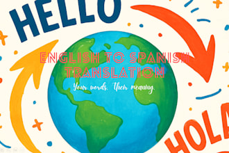 translate and review texts in english or spanish accurately