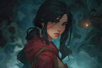 create professional dnd character art for tabletop rpgs
