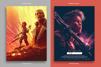 design an award winning film festival movie poster
