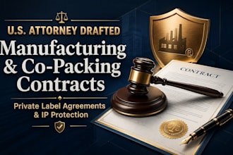 write robust manufacturing and co packing contracts
