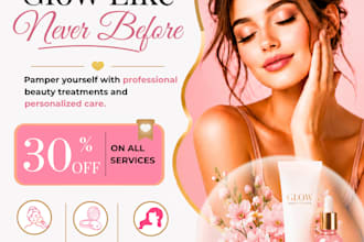 design beauty salon social media posts