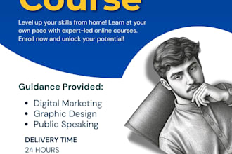 design professional poster and flyer for your business