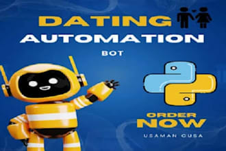 build tinder bot, raya bot, hinge bot, onlyfans bot, grindr bot