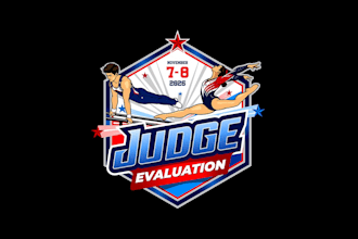 do modern gorgeous gymnastic logo with unlimited revision