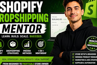 be your shopify coach and dropshipping mentor