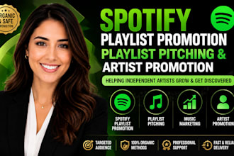spotify playlist promotion, playlist pitching, independent artist promotion