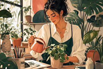create custom ai artwork with professional editing