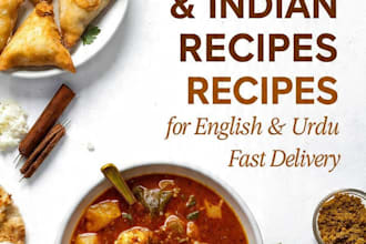 pakistani and indian food recipes writing